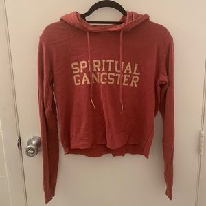 Spiritual Gangster Crop Hoodie ⭐️